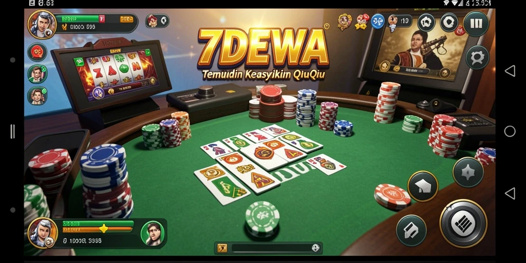 Tampilan gameplay QiuQiu yang menarik dan interaktif.