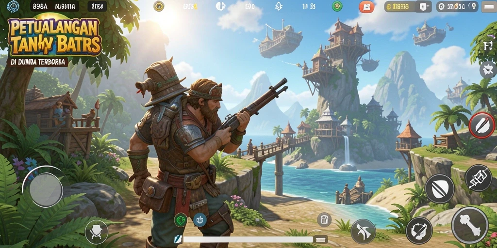 Tampilan gameplay menarik dan menawan dalam dunia Open World.