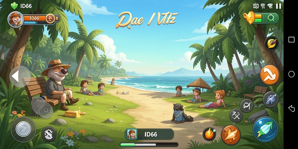 Tampilan gameplay ID66 yang seru dan penuh warna.