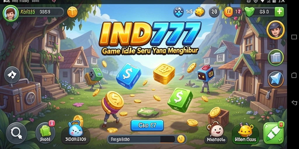 Tangkapan layar gameplay IND777 yang menampilkan serunya bermain Idle.