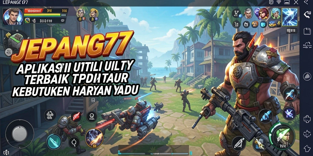 Tampilan screenshot utama aplikasi JEPANG77 menampilkan antarmuka intuitif.