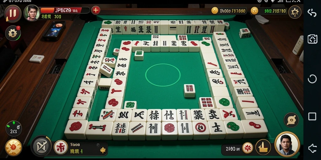 Screenshot utama JP6789 menampilkan gameplay Mahjong yang menarik dan menantang.