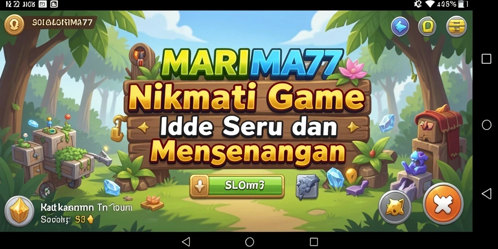 Tangkapan layar gameplay MARIMA77 yang menampilkan keseruan permainan Idle.