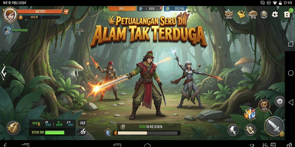 Tampilan gameplay ME355 menampilkan aksi petualangan yang mendebarkan.