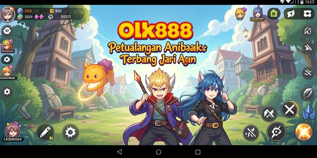 Tampilan menarik dari OLX888 dalam mode permainan anime yang seru.