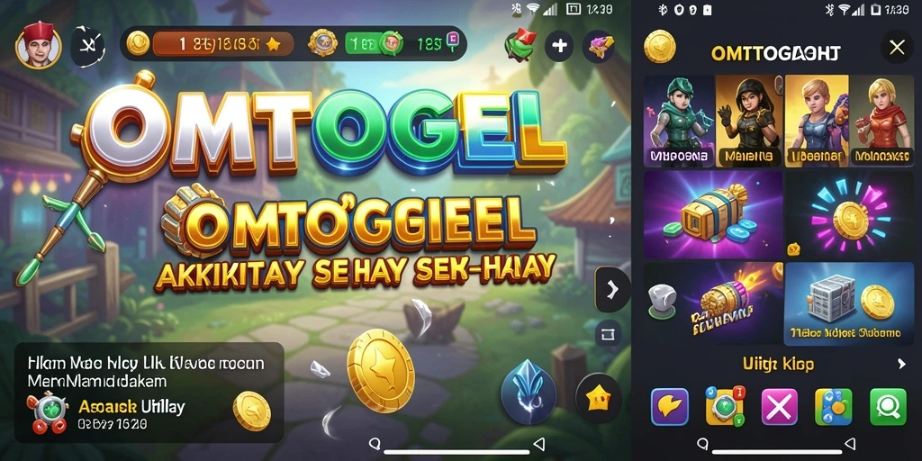 Tampilan antarmuka aplikasi OMTOGEL yang user-friendly dan fungsional.
