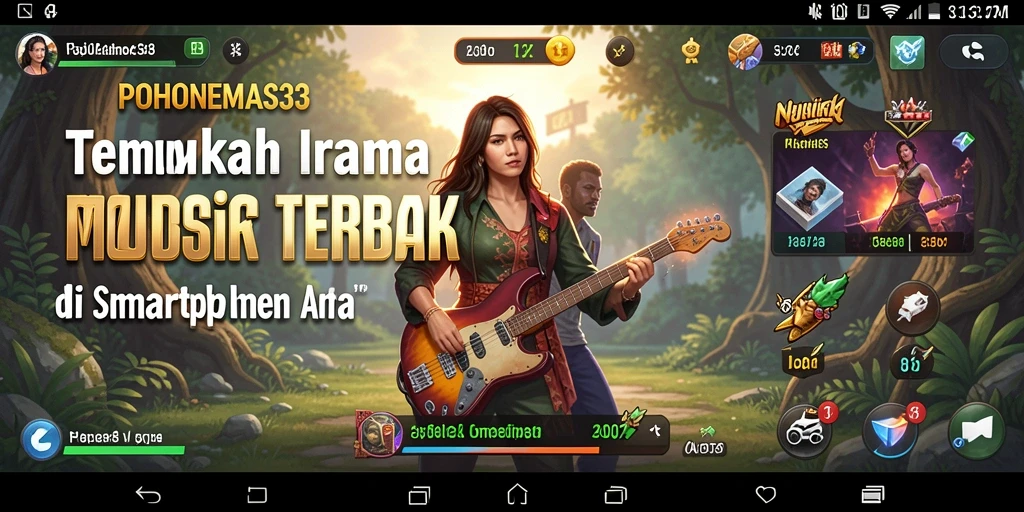 Tampilan utama gameplay POHONEMAS33 yang menarik dan interaktif.