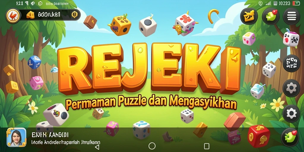 Screenshot gameplay REJEKI menampilkan tantangan puzzle yang menegangkan.