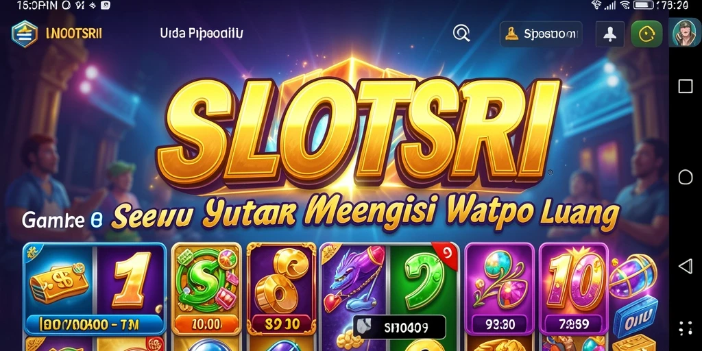 Tampilan layar gameplay SLOTSRI yang memikat dan seru.